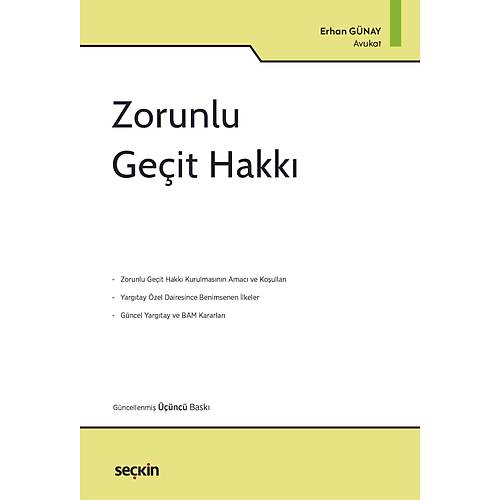 Sekin Yaynclk Zorunlu Geit Hakk Erhan Gnay