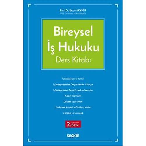 Sekin Yaynlar Bireysel  Hukuku Ders Kitab (Ercan Akyiit)
