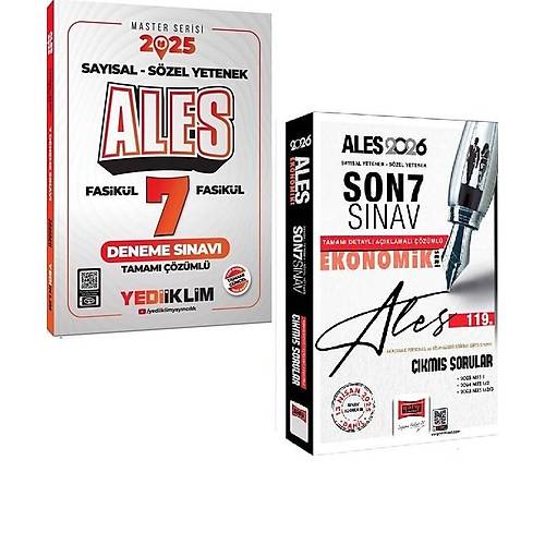 Yediiklim 2026 Ales 7 Deneme Tamam zml+Yarg 2026 Ales SON 7 Snav km Sorular (2Kitap)