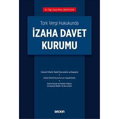 Sekin Yaynlar zaha Davet Kurumu (Mine Uzun am)