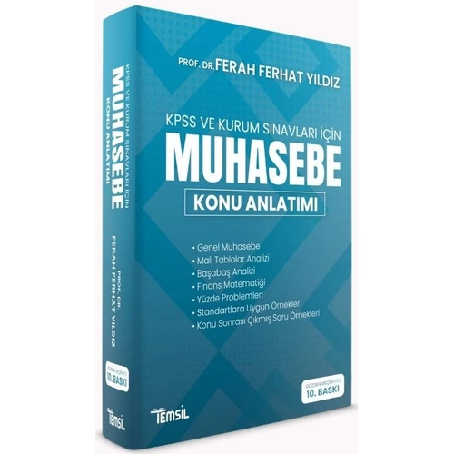 Temsil Yay�nlar� KPSS A Grubu Muhasebe Konu Anlat�ml� 10. Bask� - Ferhat Y�ld�z
