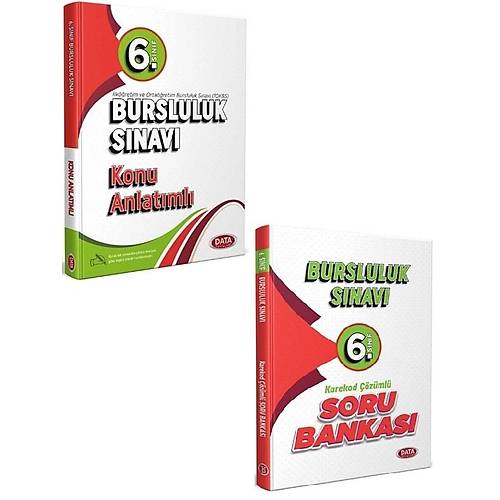 DataYaynlar 6. Snf Bursluluk Snav Konu Anlatml+Soru Bankas Seti(2Kitap)