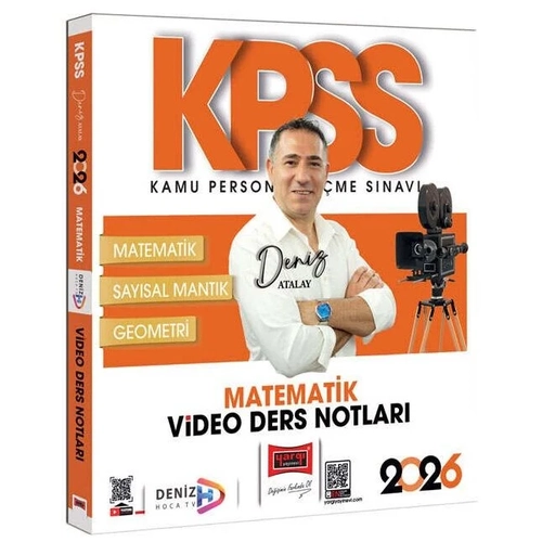 Yarg� 2026 KPSS Matematik Video Ders Notlar� - Deniz Atalay Yarg� Yay�nlar�
