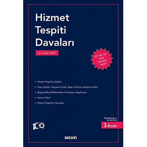 Sekin Yaynlar Hizmet Tespiti Davalar Erdal Arap