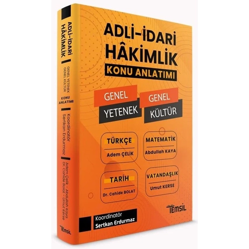 Temsil Yay�nlar� Adli �dari Hakimlik Genel Yetenek Genel K�lt�r Konu Anlat�m� (Sertkan Erdurmaz)