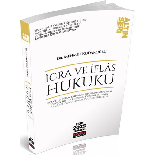 Sava� 2025 Medeni Usul Hukuku Alt�n Seri 20. Bask� - Mehmet Kodako�lu Sava� Yay�nlar�