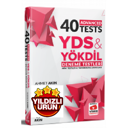 YDS ve YÖKDİL 40 Test Advanced Deneme-Ahmet Akın