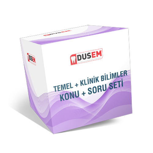DUS Temel Ve Klinik Bilimler Konu Ve Soru Seti(Tpdil-Ykdil 5 Deneme Hediyeli)-2025