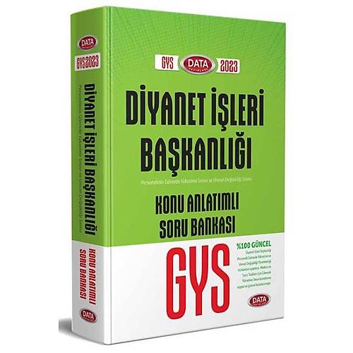 Data 2023 GYS Diyanet leri Bakanl Konu Anlatml Soru Bankas Grevde Ykselme