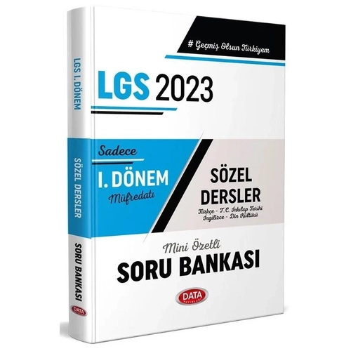 Data 2023 8. Snf LGS Szel Dersler 1. Dnem Soru Bankas Data Yaynlar