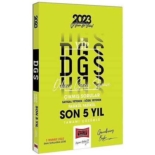 Yarg Yaynlar 2023 DGS Saysal Yetenek Szel Yetenek Fasikl Fasikl Son 5 Yl Tamam zml km Sorular