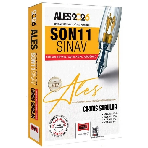 Yarg� 2026 ALES V�P ��km�� Sorular Son 11 S�nav ��z�ml� Yarg� Yay�nlar�