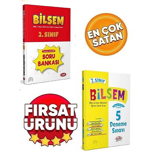 Data Yaynlar 2.Snf Bilsem Tamam zml Soru Bankas  Editr 5 Deneme Seti