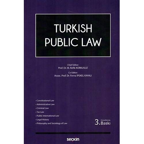 Sekin Yaynevi Turkish Public Law-M. Refik Korkusuz Ferna Ipekel Kayal