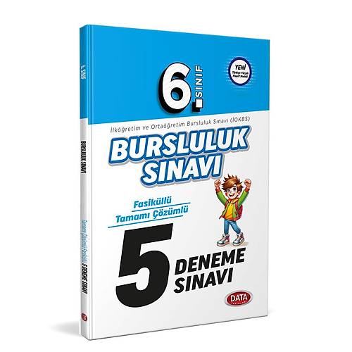 Data Yay�nlar� 2026 6. S�n�f Bursluluk S�nav� Fasik�l 5 Deneme S�nav�-Bask� Y�l� 2026