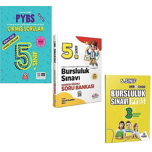 Yeni Bursluluk-�rnek Kurul Edit�r 2026 5.S�n�f PYBS Bursluluk S�nav� Soru Bankas�+�rnek Akademi Son 6 S�nav ��km�� Sorular+Kurul 3 Deneme Seti(3Kitap)