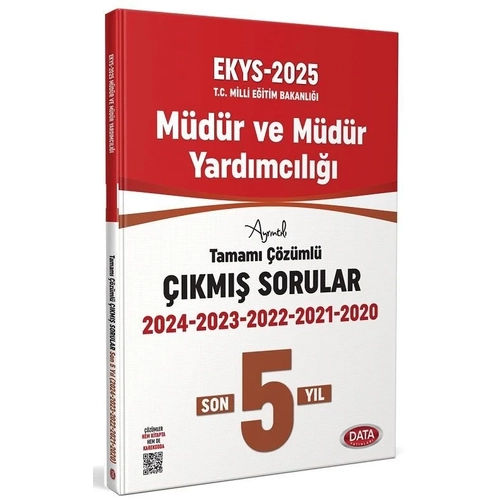 Data 2025 MEB EKYS Mdr ve Yardmcl Son 5 Yl km Sorular zml Data Yaynlar