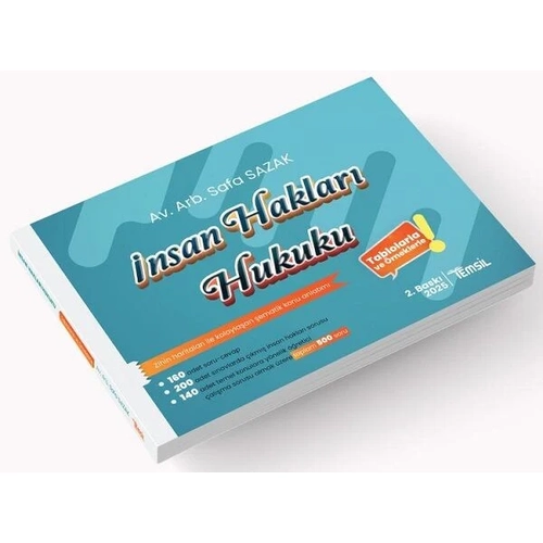 Temsil Yay�nlar� �nsan Haklar� Hukuku Konu Anlat�m� (Safa Sazak)