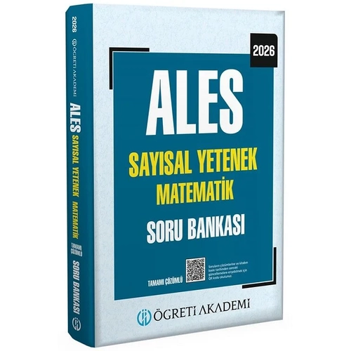 ��reti 2026 ALES Say�sal Yetenek Matematik Soru Bankas� ��z�ml� ��reti Akademi