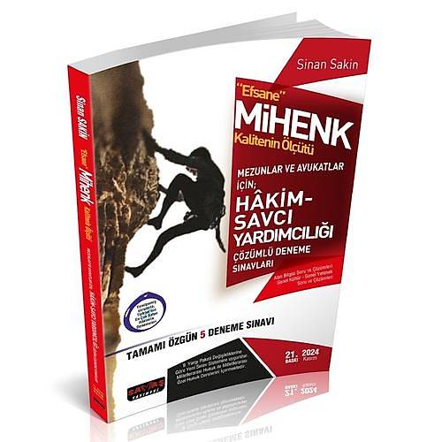Efsane MHENK Hakim Savc Yardmcl 5 Deneme Sava Yaynlar Kasm 2024