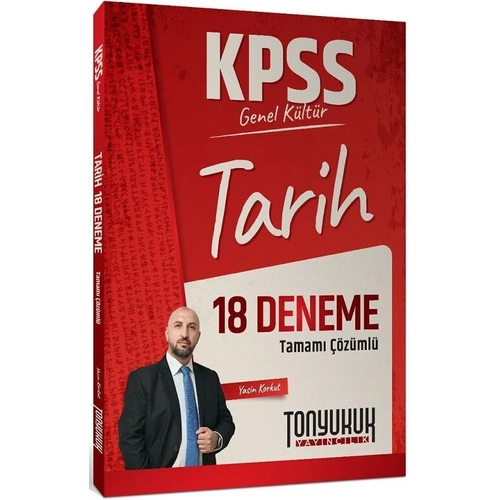 Tonyukuk 2026 KPSS Tarih 18 Deneme ��z�ml� - Yasin Korkut Tonyukuk Yay�nc�l�k