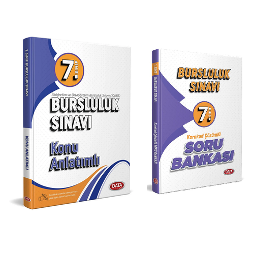Data Yay�nlar� 2025-2026 Data 7. S�n�f Bursluluk S�nav� Konu + Soru Bankas� Seti-2025
