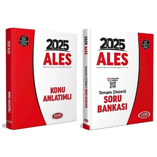 Data 2025 ALES Konu + Soru Bankas� 2 li Set Data Yay�nlar�