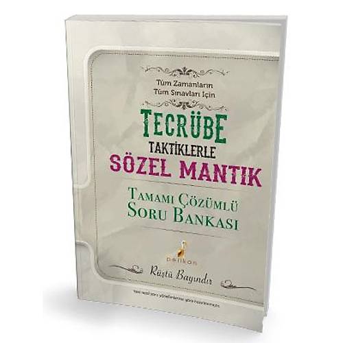 Pelikan Tecrbe Szel Mantk Tamam zml Soru Bankas Rt Bayndr Pelikan Yaynevi