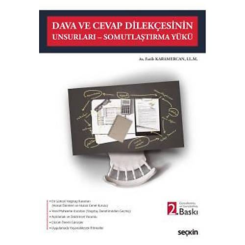 Sekin Yaynevi Dava ve Cevap Dilekesinin Unsurlar-Somutlatrma Yk (Fatih Karamercan)