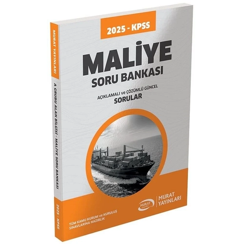 Murat 2025 KPSS A Grubu Maliye Soru Bankas zml