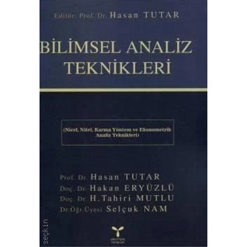 Umuttepe Yay�nlar� Bilimsel Analiz Teknikleri (Hasan Tutar)