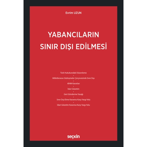 Sekin Yaynclk Yabanclarn Snr D Edilmesi (Evrim Uzun)