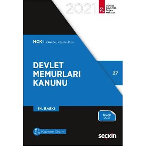 Sekin Yaynevi Devlet Memurlar Kanunu 2022 (Cep Boy) Remzi zmen
