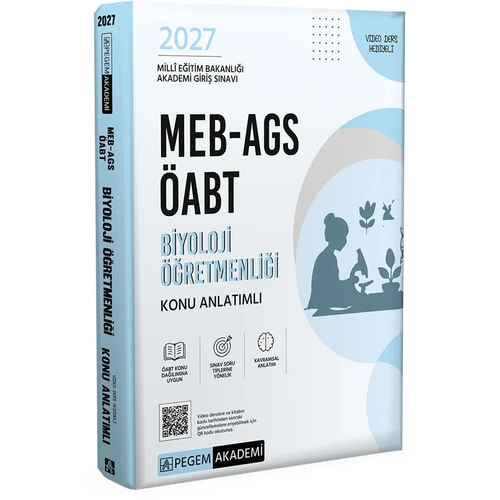 Pegem 2027 �ABT MEB-AGS Biyoloji ��retmenli�i Konu Anlat�ml� Pegem Akademi Yay�nlar�