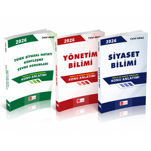 Akfon Yay�nlar� Kamu Y�netimi Seti Celal Araz 2026