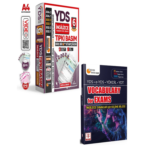 nformal Yaynlar Yds ngilizce Son 6 Snav km Sorular+Tercih Yaynlar Vocabulary For Exams ngilizce Soru Bankas Seti(2Kitap)