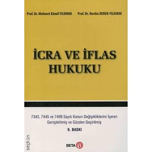 Beta Yaynevi cra ve flas Hukuku-Mehmet Kamil Yldrm