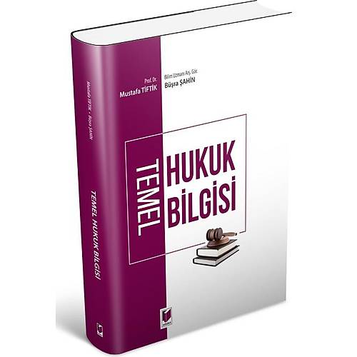 Adalet Yayınevi Temel Hukuk Bilgisi Mustafa Tiftik