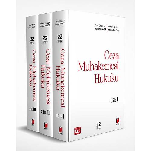 Adalet Yaynevi Ceza Muhakemesi Hukuku (3 Cilt) Hakan Hakeri-Yener nver