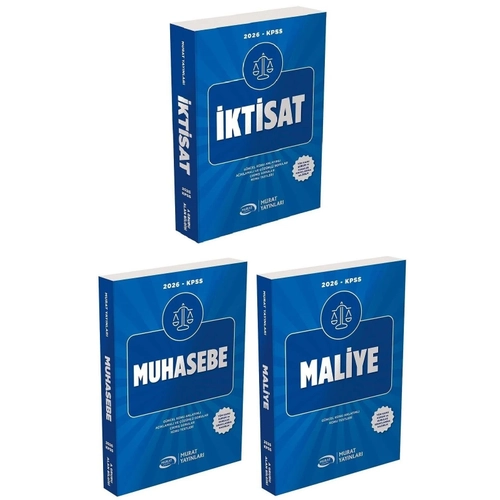 Murat 2026 KPSS A Grubu �ktisat + Muhasebe + Maliye Konu Anlat�ml� 3 l� Set Murat Yay�nlar�