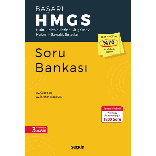 Sekin Yaynevi BAARI HMGS Soru Bankas zge en,brahim Burak en