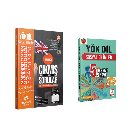 Modadil Yay�nlar� Y�KD�L Sosyal Bilimleri ��km�� Sorular Tamam� Video ��z�ml� Suat G�rcan, R�dvan G�rb�z-Tercih Yay�nevi Y�kdil �ngilizce Sosyal Bilimleri 5 Deneme S�nav� (Volkan G�lgesiz)