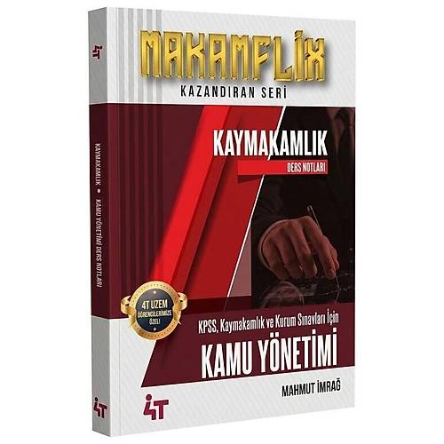4T Yay�nlar� MAKAMFL�X Kaymakaml�k Kamu Y�netimi Konu Anlat�m� - Mahmut �mra� 4T Yay�nlar�
