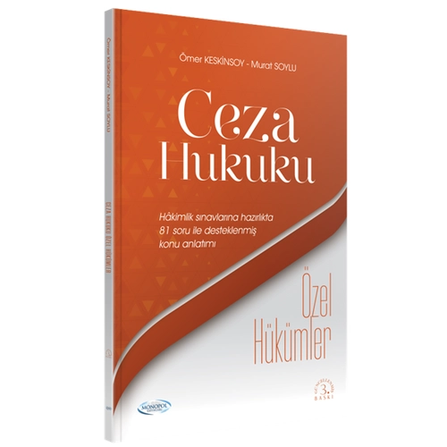 Monopol Yaynlar Adli dari Hakimlik Ceza Hukuku zel Hkmler Konu Anlatm