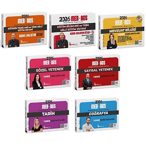 YEN� AGS - Hoca Kafas� 2026 MEB-AGS T�m Dersler Video Ders Notlar� 7 li Set Hoca Kafas� Yay�nlar�