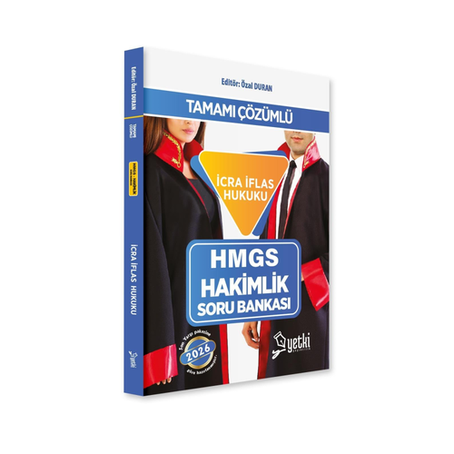 Yetki Yay�nlar� 2026 HMGS Hakimlik �cra �flas Hukuku Soru Bankas� (�zal Duran)