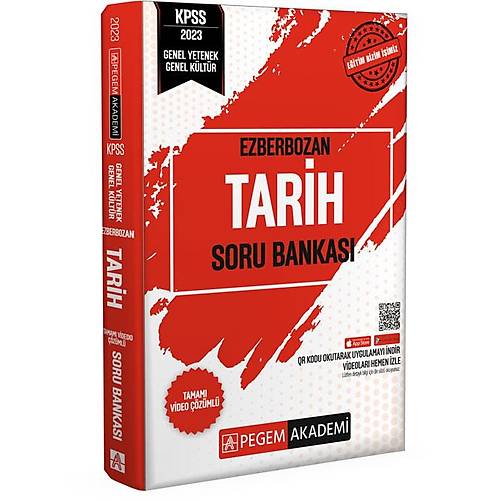 Pegem 2023 KPSS Tarih Ezberbozan Soru Bankas Tamam Video zml