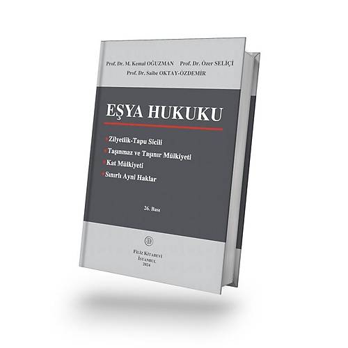 Filiz Yaynlar Eya Hukuku (Kemal Ouzman-zer Selii-Saibe Oktay zdemir)