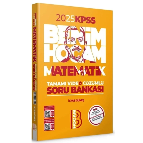 Benim Hocam Yaynlar 2025 KPSS Matematik Soru Bankas Video zml lyas Gne