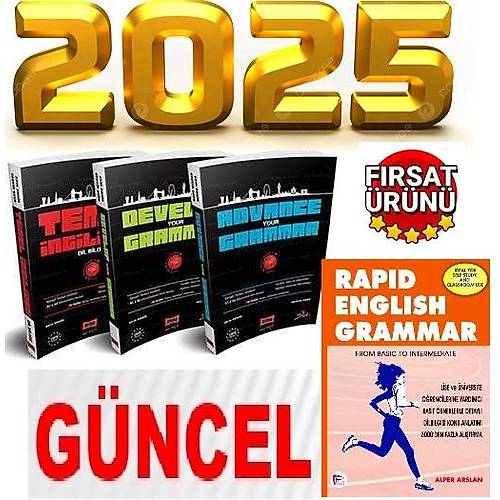 Yarg� Yay�nlar� Temel, Orta ve �leri Seviye Gramer Kitap Paketi (4 Kitap)